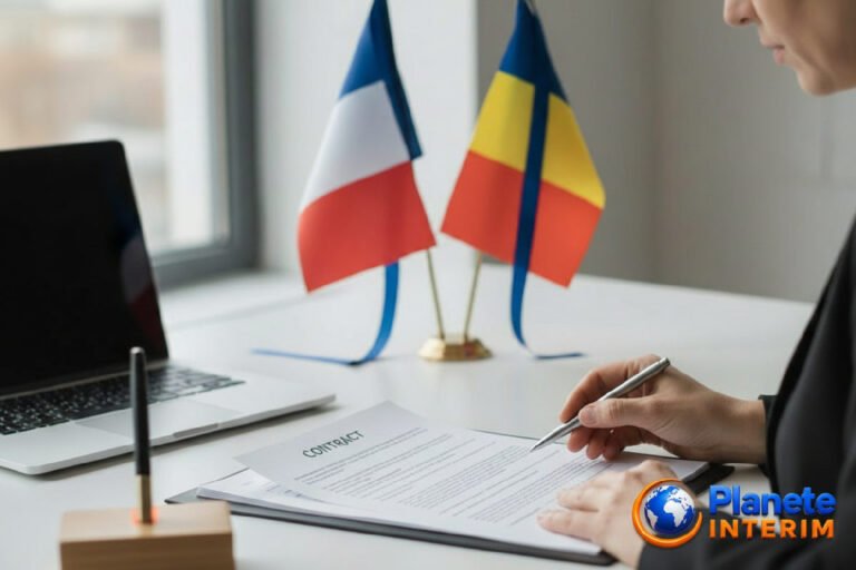 Lire la suite à propos de l’article Contrat de travail intérim roumain France : notre modèle